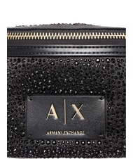 ARMANI EXCHANGE ALICE Mini sac bandouli&egrave;re noir / noir - Sacs pour Femme - 7