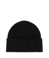 CALVIN KLEIN CK METAL Chapeau &agrave; revers sur noir - Bonnets - 2
