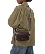 CALVIN KLEIN CK CROC Mini sac &agrave; main avec bandouli&egrave;re argent d&eacute;licieux/antique - Sacs pour Femme - 2