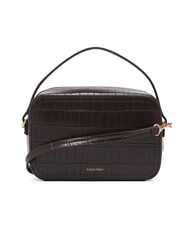 CALVIN KLEIN CK CROC Mini sac &agrave; main avec bandouli&egrave;re argent d&eacute;licieux/antique - Sacs pour Femme - 3