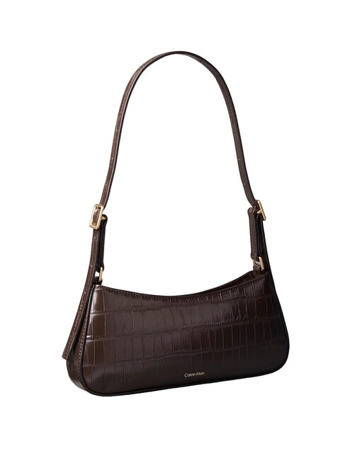 CK CROC sac bandouli&egrave;re argent d&eacute;licieux/antique - Sacs pour Femme