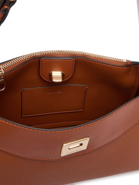 MIX MEDIA sac bandouli&egrave;re ocre naturelle - Sacs pour Femme