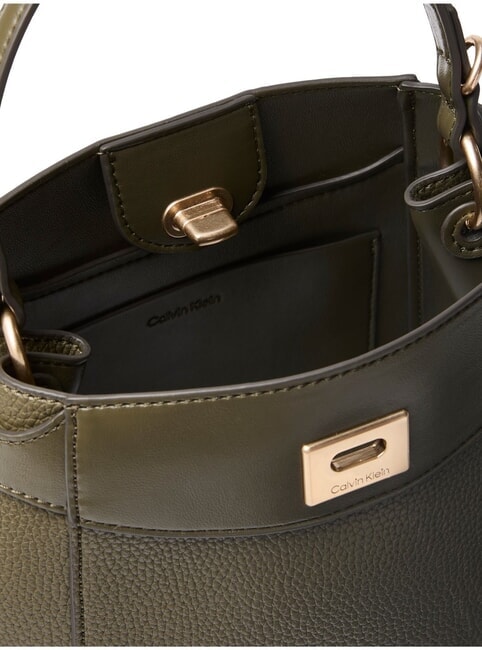 MIX MEDIA Mini sac &agrave; main avec bandouli&egrave;re nuit d'olive - Sacs pour Femme