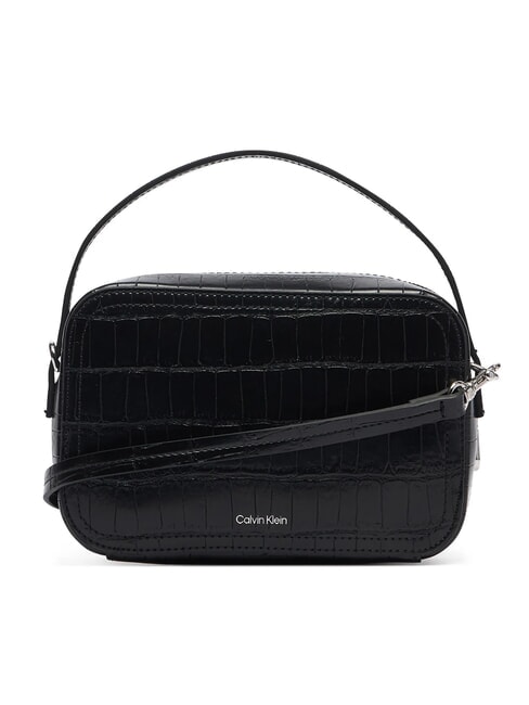 CK CROC Mini sac &agrave; main avec bandouli&egrave;re sur noir - Sacs pour Femme
