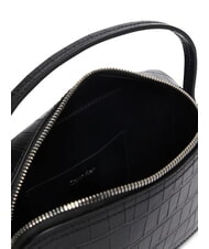CALVIN KLEIN CK CROC Mini sac &agrave; main avec bandouli&egrave;re sur noir - Sacs pour Femme - 4