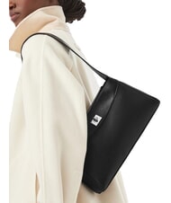 CALVIN KLEIN MIX MEDIA sac bandouli&egrave;re sur noir - Sacs pour Femme - 2