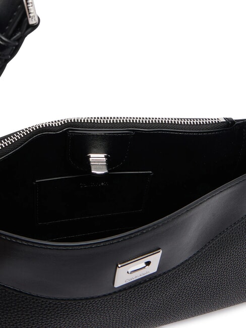 MIX MEDIA sac bandouli&egrave;re sur noir - Sacs pour Femme