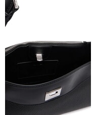 CALVIN KLEIN MIX MEDIA sac bandouli&egrave;re sur noir - Sacs pour Femme - 4