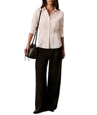 CALVIN KLEIN EMBLEM AOP sac seau &agrave; bandouli&egrave;re aop noir - Sacs pour Femme - 2