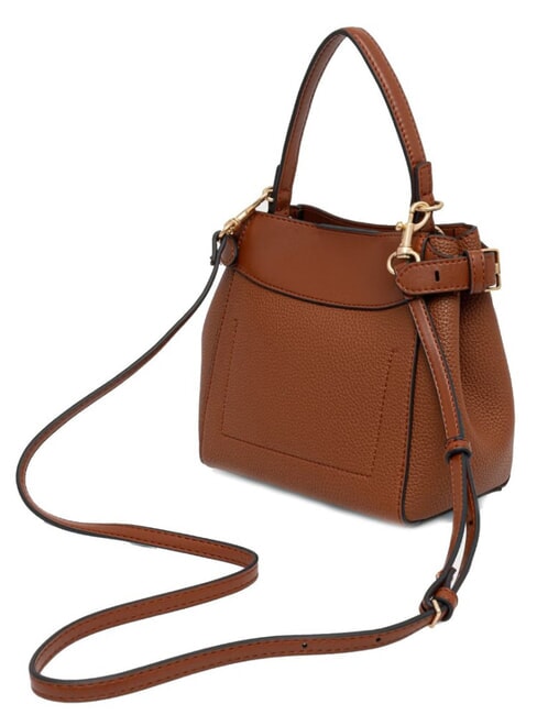 MIX MEDIA Mini sac &agrave; main avec bandouli&egrave;re ocre naturelle - Sacs pour Femme