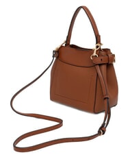 CALVIN KLEIN MIX MEDIA Mini sac &agrave; main avec bandouli&egrave;re ocre naturelle - Sacs pour Femme - 3