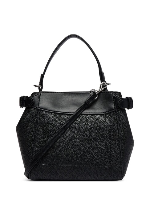 MIX MEDIA Mini sac &agrave; main avec bandouli&egrave;re sur noir - Sacs pour Femme