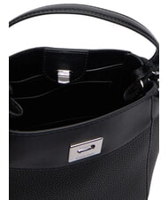 CALVIN KLEIN MIX MEDIA Mini sac &agrave; main avec bandouli&egrave;re sur noir - Sacs pour Femme - 4