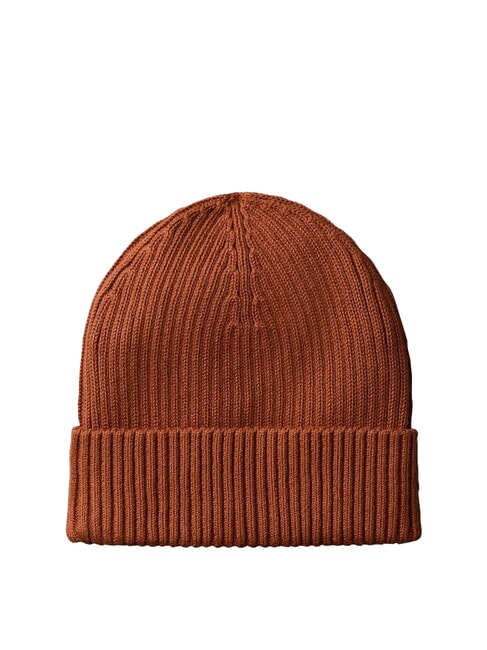 PATCH CHUNKY RIB  Capuchon ocre naturelle - Bonnets