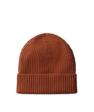 CALVIN KLEIN PATCH CHUNKY RIB  Capuchon ocre naturelle - Bonnets - 2