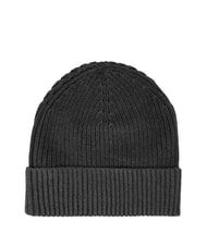 CALVIN KLEIN PATCH CHUNKY RIB  Capuchon B65 gris anthracite bruy&egrave;re - Bonnets - 2
