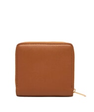 CALVIN KLEIN EMBOSSED LOGO Petit portefeuille zipp&eacute; ocre naturelle - Portefeuilles Femme - 3