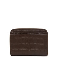 CALVIN KLEIN CK CROC petit portefeuille en cuir argent d&eacute;licieux/antique - Portefeuilles Femme - 4