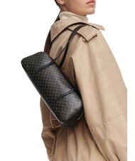 CALVIN KLEIN EMBLEM AOP sac bandouli&egrave;re aop noir - Sacs pour Femme - 2