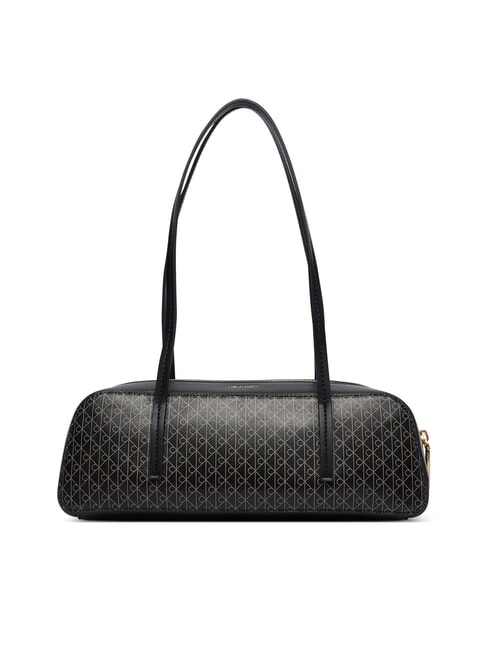 EMBLEM AOP sac bandouli&egrave;re aop noir - Sacs pour Femme