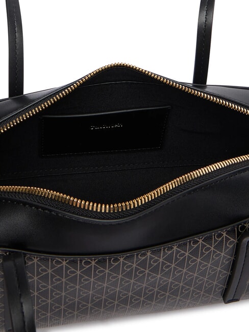 EMBLEM AOP sac bandouli&egrave;re aop noir - Sacs pour Femme