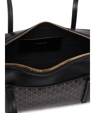 CALVIN KLEIN EMBLEM AOP sac bandouli&egrave;re aop noir - Sacs pour Femme - 4