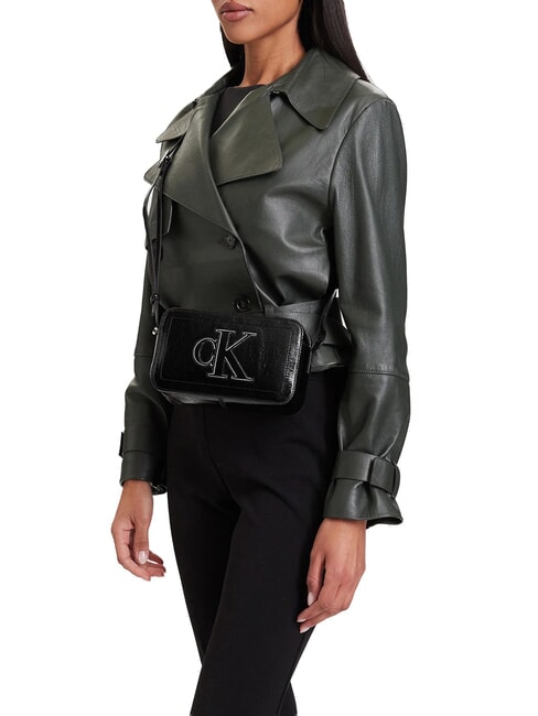 BOLD CK Mini sac bandouli&egrave;re sur noir - Sacs pour Femme