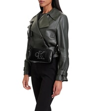 CALVIN KLEIN BOLD CK Mini sac bandouli&egrave;re sur noir - Sacs pour Femme - 2