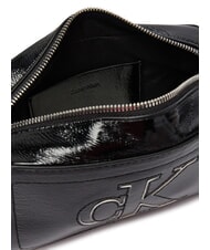 CALVIN KLEIN BOLD CK Mini sac bandouli&egrave;re sur noir - Sacs pour Femme - 4