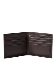 CALVIN KLEIN PREMIUM LEATHER portefeuille en cuir brun fonc&eacute; - Portefeuilles Homme - 2