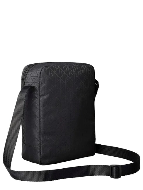 UTILITY EMBLEM sac bandouli&egrave;re sur noir - Sacs en Bandouli&egrave;res pour Homme