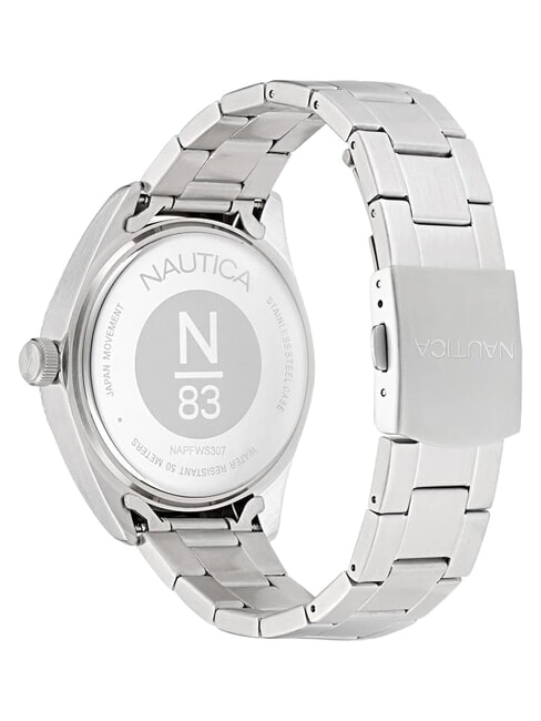 N83 FINN WORLD montre &agrave; affichage de l'heure uniquement bleu et argent - Montres