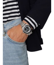 NAUTICA N83 FINN WORLD DIVER Montre &agrave; quartz acier-noir - Montres - 4
