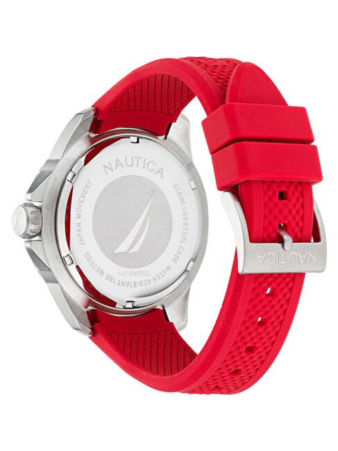 KOH MAY BAY Montre &agrave; quartz gris et rouge - Montres