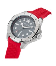 NAUTICA KOH MAY BAY Montre &agrave; quartz gris et rouge - Montres - 2
