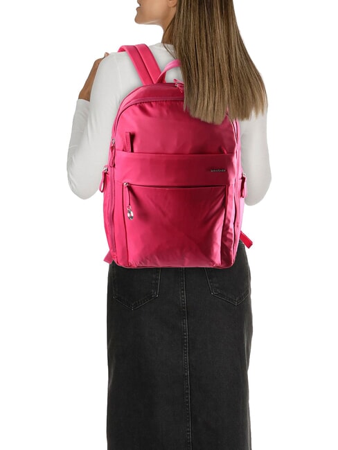 MOVE 5.0 Sac &agrave; dos en nylon pour ordinateur portable 14" Framboise rouge - Sacs &agrave; dos pour l'&Eacute;cole & les Loisirs