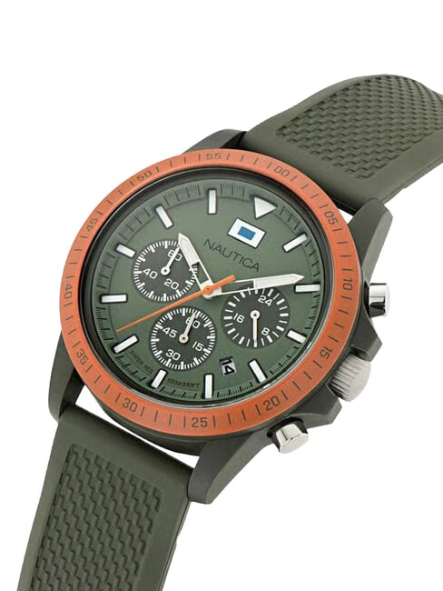 ONE ECO CRONO montre multifonction gris et vert - Montres