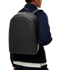 TOMMY HILFIGER SAFFIANO Sac &agrave; dos le noir - Sacs &agrave; dos pour l'&Eacute;cole & les Loisirs - 2