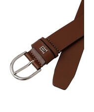 TOMMY HILFIGER ESSENTIAL EFFORTLESS ceinture en cuir cognac d'hiver - Ceintures - 2