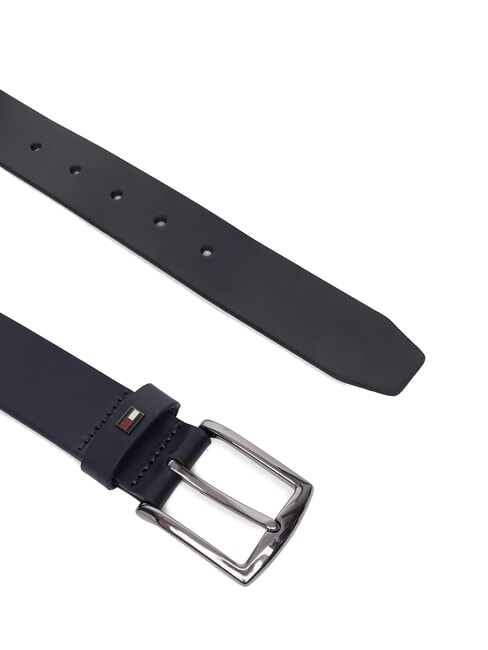 DENTON ceinture en cuir bleu de l'espace - Ceintures