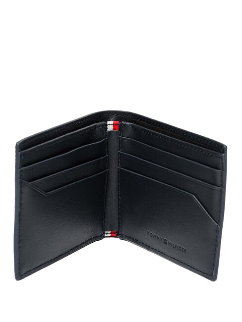 TH BUSINESS  portefeuille en cuir Saffiano bleu de l'espace - Portefeuilles Homme