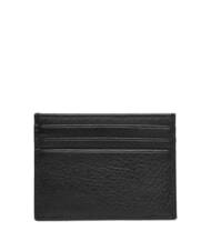 TOMMY HILFIGER TH CORP porte-cartes en cuir le noir - Portefeuilles Homme - 2