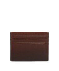 TOMMY HILFIGER TH SEASONAL porte-cartes en cuir brun brun - Portefeuilles Homme - 2