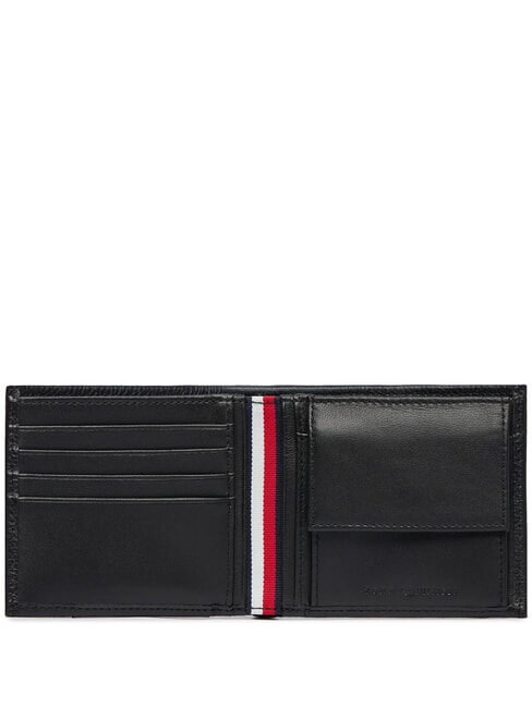TH CORP portefeuille en cuir le noir - Portefeuilles Homme