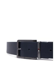 TOMMY HILFIGER OLIVER ceinture en cuir bleu de l'espace - Ceintures - 3