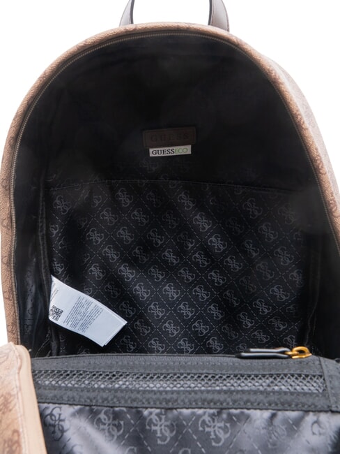 MILANO2 Sac &agrave; dos imprim&eacute; 4G beige/marron/bleu - Sacs &agrave; dos pour l'&Eacute;cole & les Loisirs