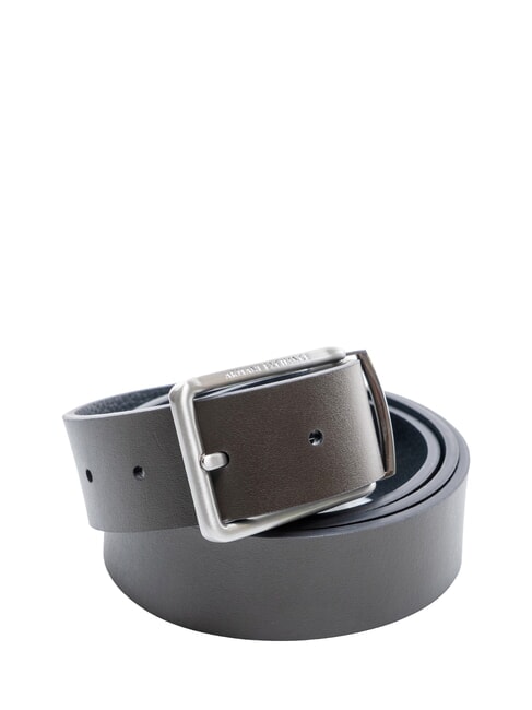 ESSENTIAL Ceinture r&eacute;versible en cuir marine fonc&eacute;/faucon - Ceintures