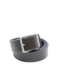 ARMANI EXCHANGE ESSENTIAL Ceinture r&eacute;versible en cuir marine fonc&eacute;/faucon - Ceintures - 2