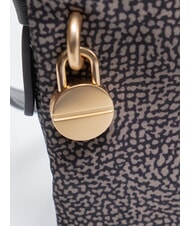 BORBONESE POCHE sac bandouli&egrave;re goudron - Sacs pour Femme - 3
