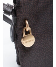 BORBONESE POCHE sac bandouli&egrave;re chocolat - Sacs pour Femme - 3